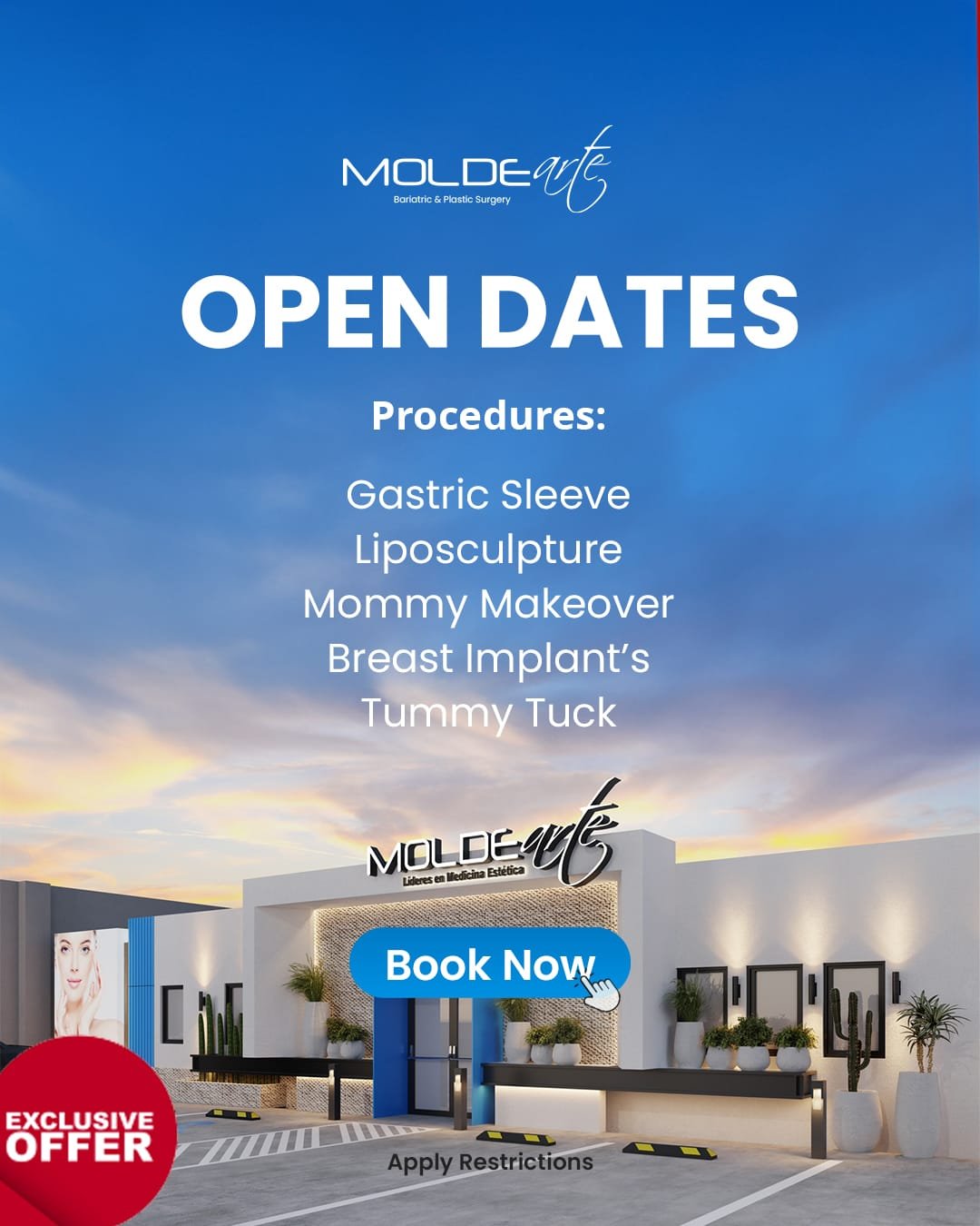 modearte hospital opne dates january 2024